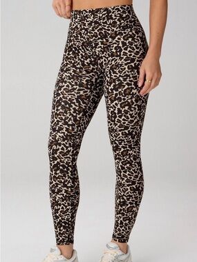 Fabletics PureLuxe High Waisted TLC Leggings Leopard XL NWT Workout